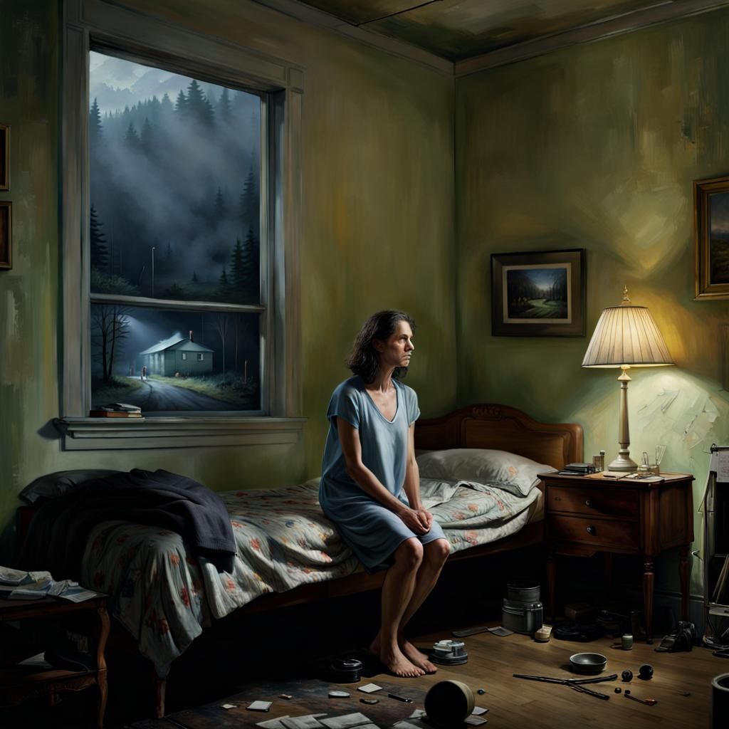 Eerie Cinematic Scene