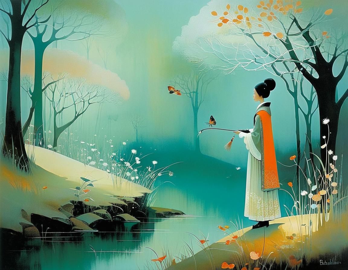 Fantastical Art in Muted Colors