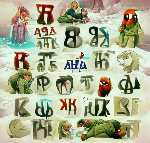 Visual Representation of the Russian Alphabet