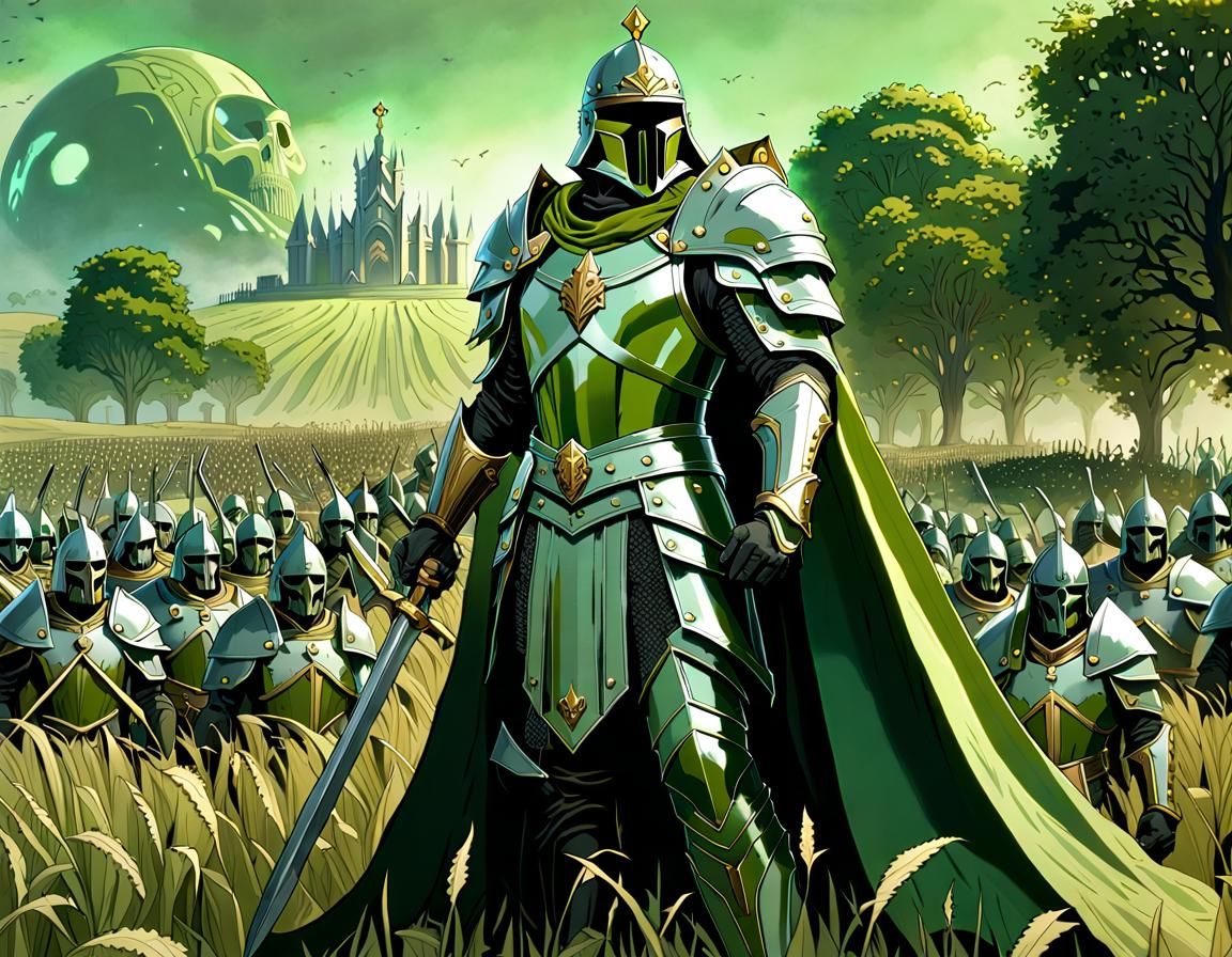 King of Death in Triumphant Dark Fantasy Art