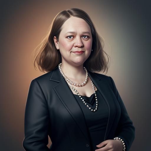 Victoria Nuland Caricature in Detailed Digital Painting