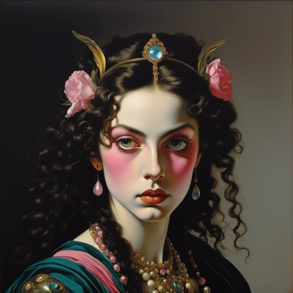 Psychedelic Magician in Demented Harlequin Costume