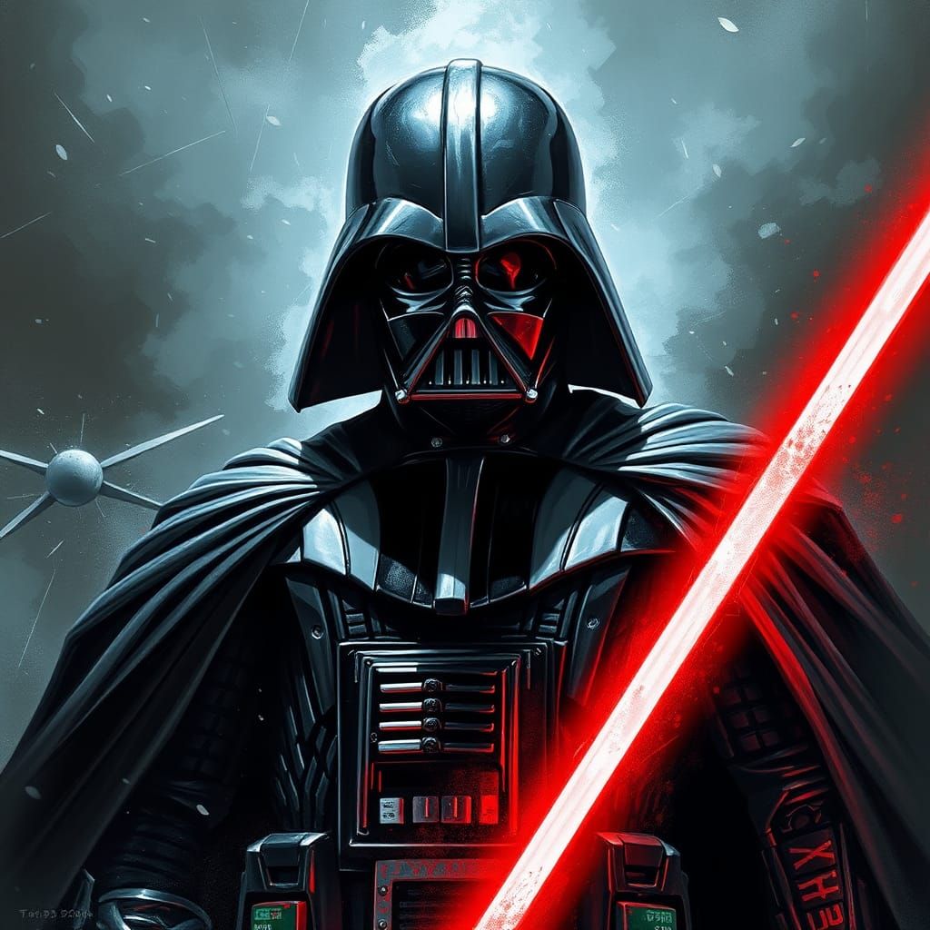 Darth Vader Reimagined as Death Concept Art