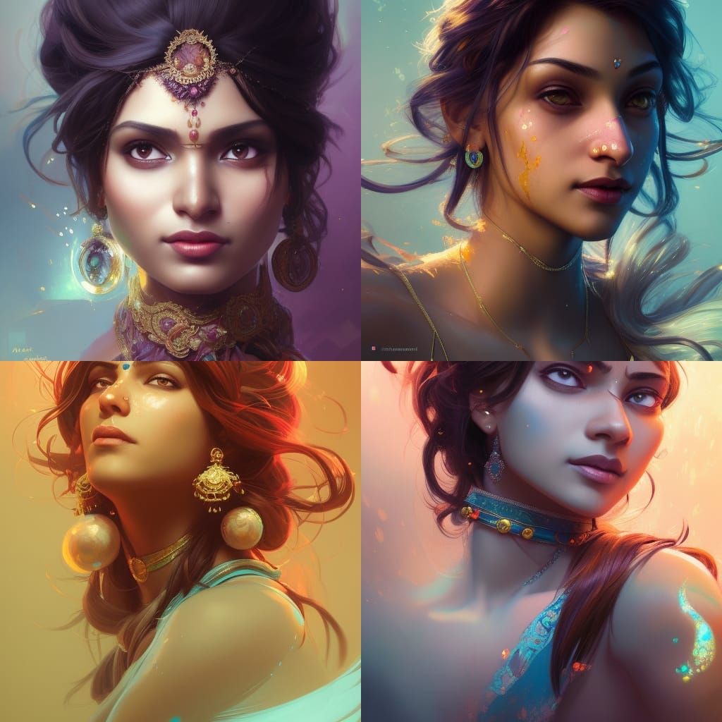 Hyperdetailed Portrait of Mohini in Unreal Engine 5