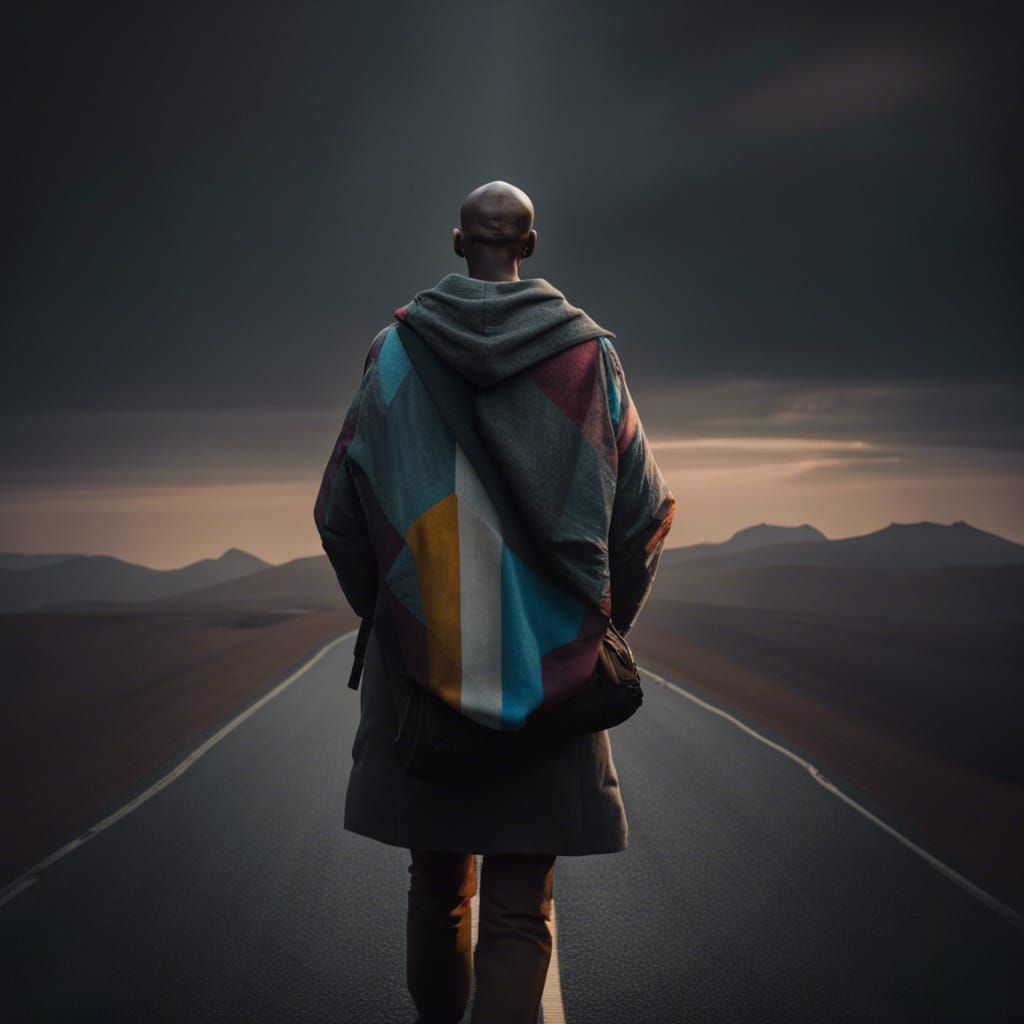 Burdened: A Hyperdetailed Digital Art Portrait