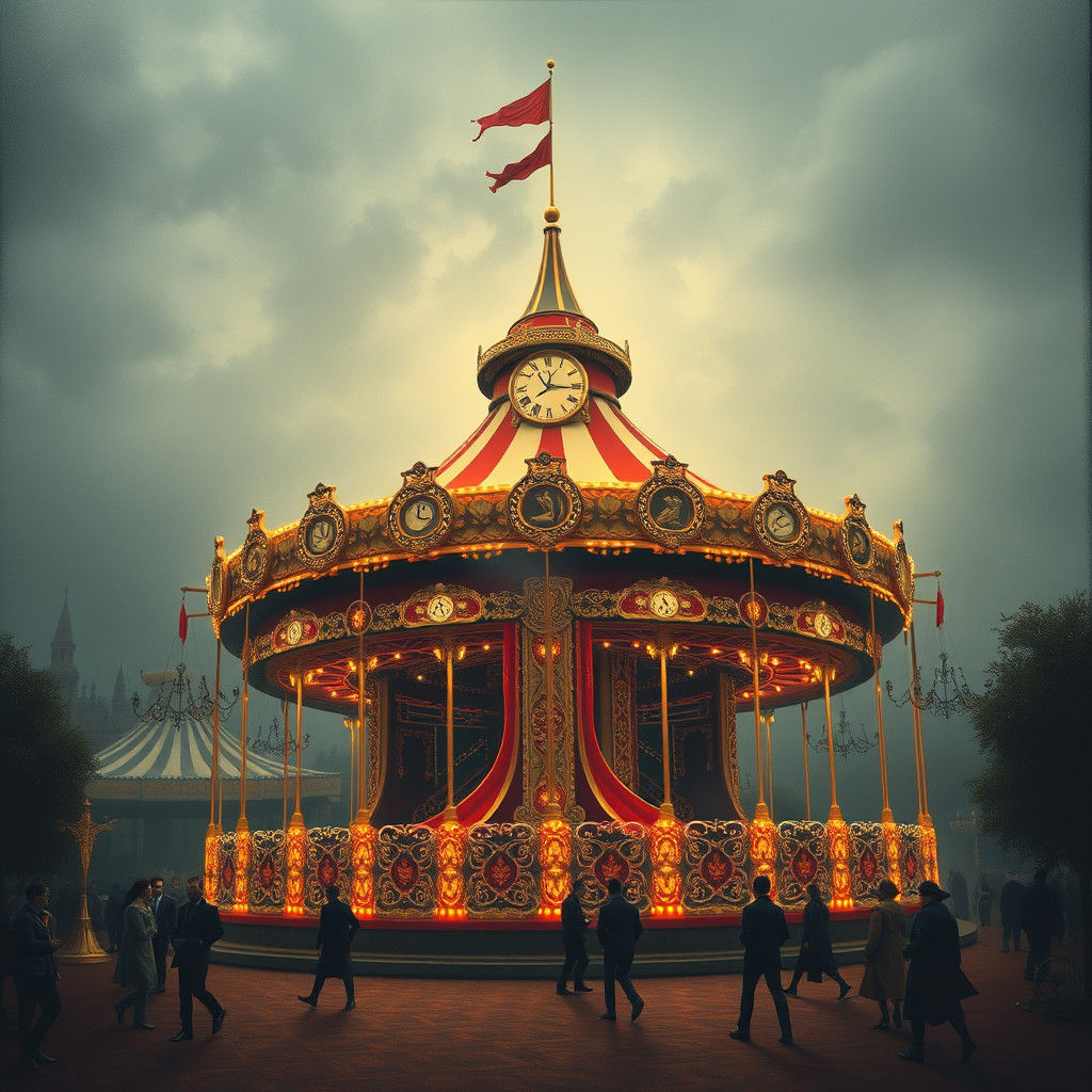Clockwork Circus in Steampunk Style