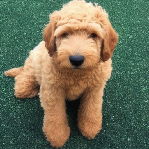Golden Doodle Portrait
