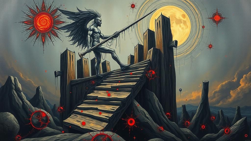 Saint John on Patmos: Surreal Dystopian Vision