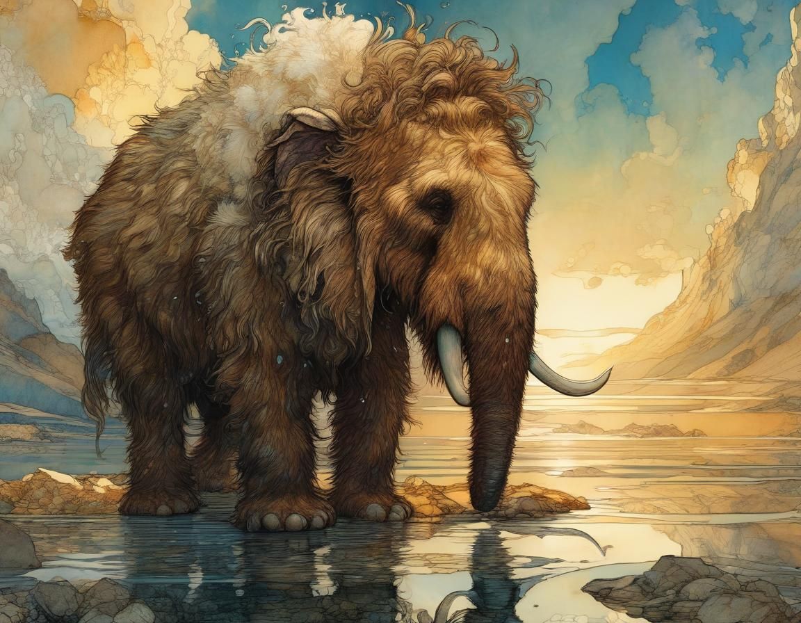 Baby mammoth