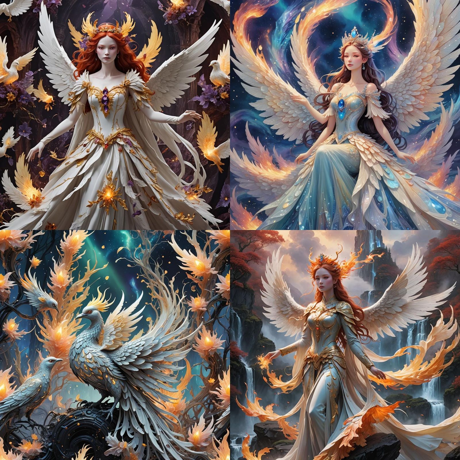 Porcelain Princess Moltres: Detailed Matte Painting