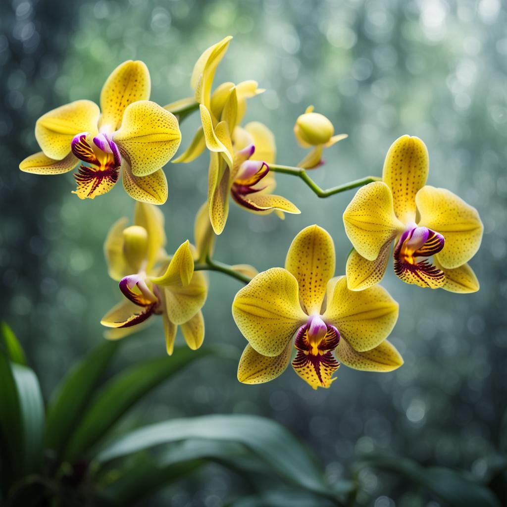 Amazon Rainforest Orchids in High Resolution