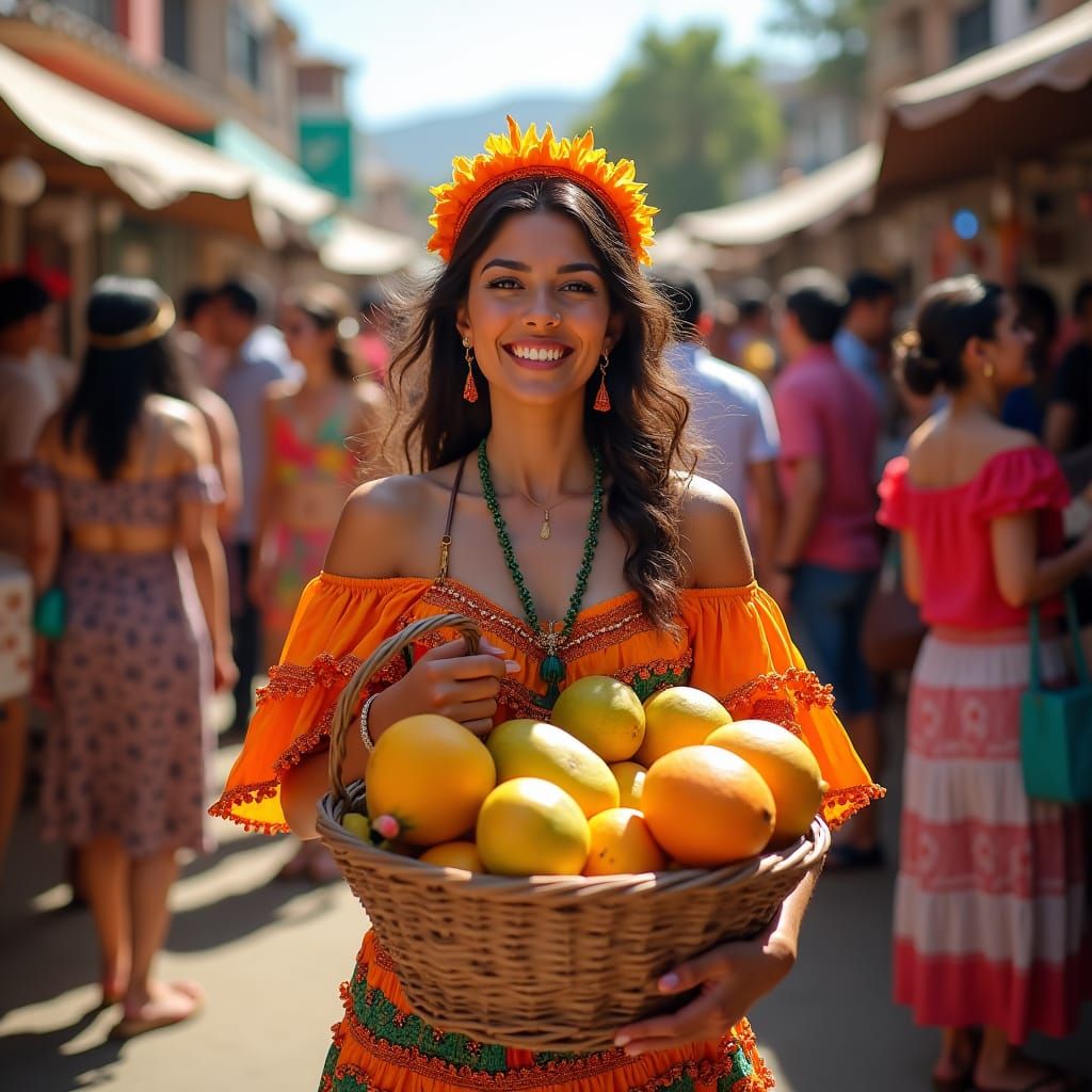 Colorful Citrus Festival in Tres Esquinas