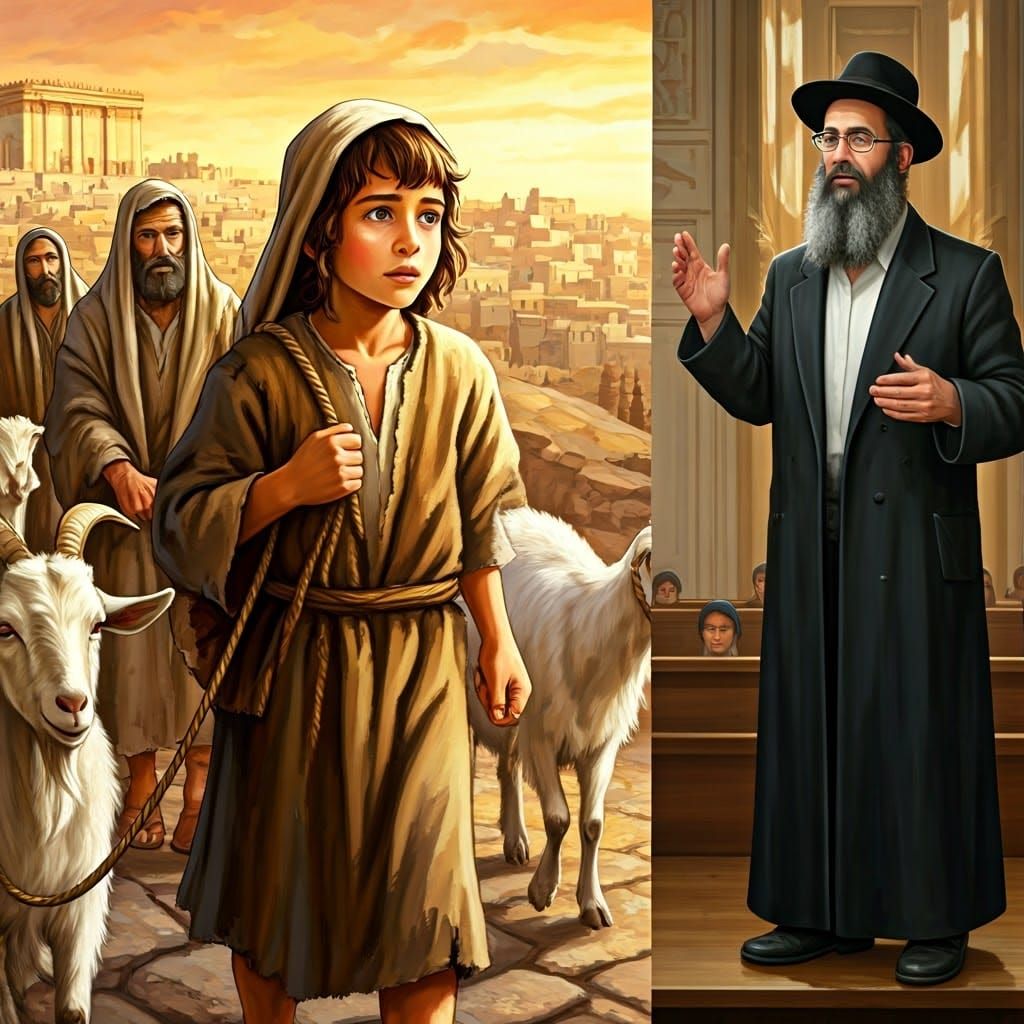 Ancient Devotion Meets Modern Tradition in Haunting Diptych