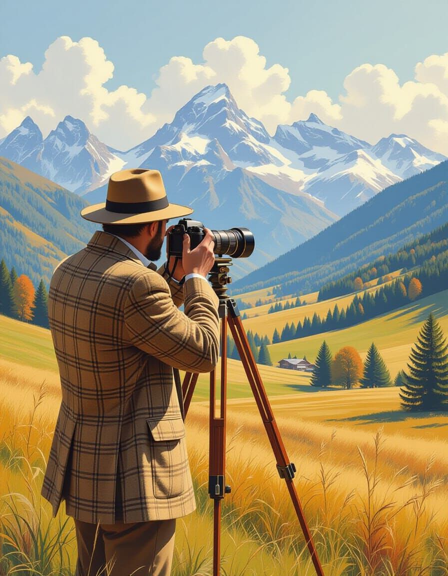 Photographer Captures Mountain Landscape in Impressionistic ...