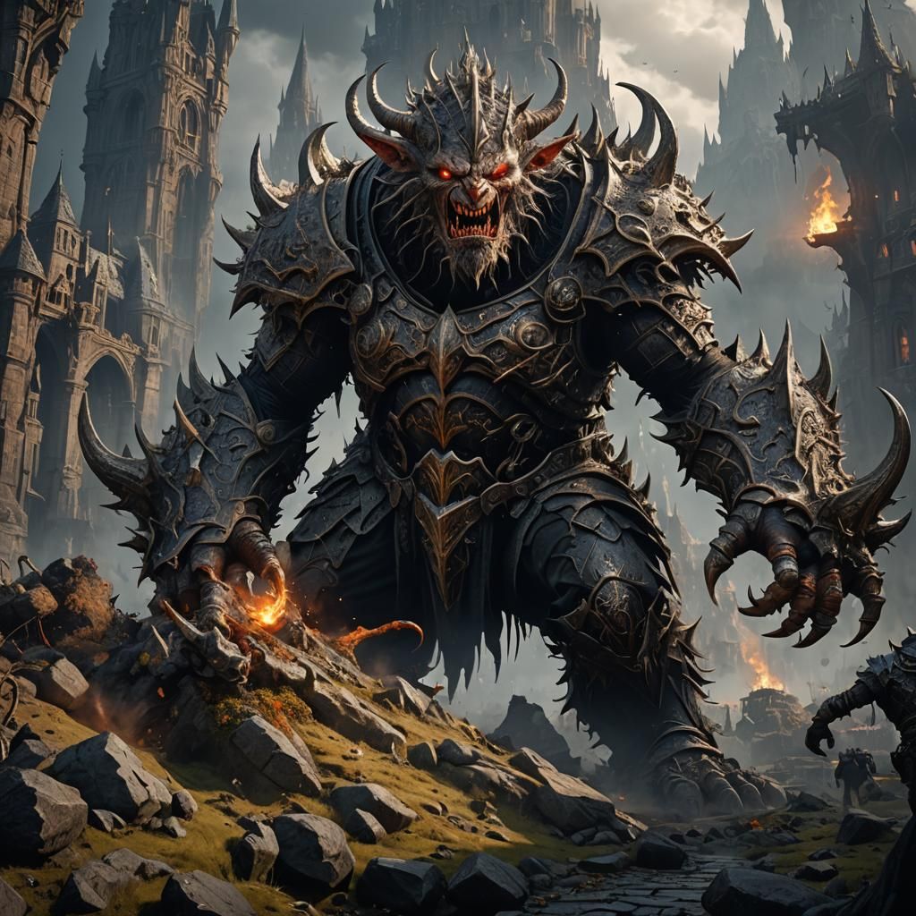 Gothmog, Lord of Balrogs: Detailed Matte Painting