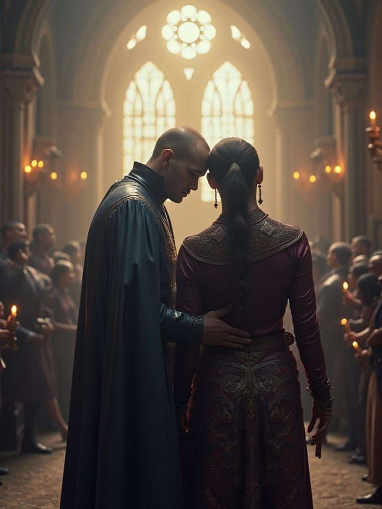 Blockbuster Cinematic Film Still in Warm, Nostalgic 35mm Sty...