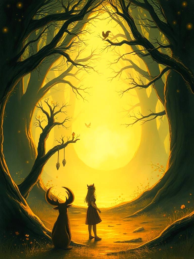 Suddenly a Mysterious Narrative Unfolds in a Single Word