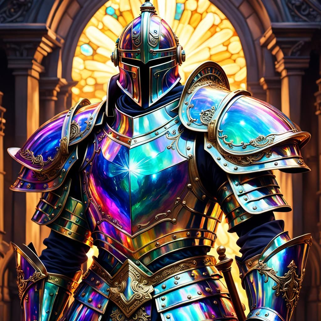 Iridescent Knight in Shining Armor
