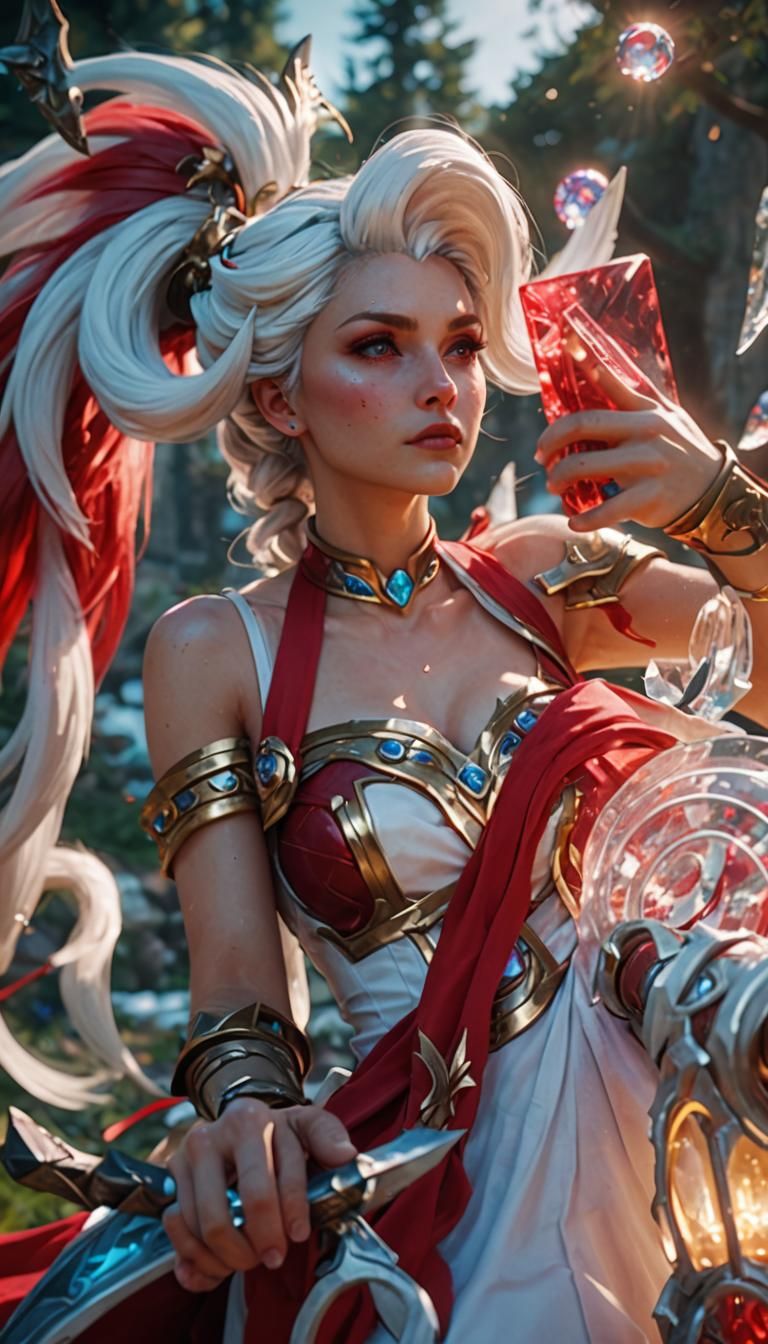 Seraphine from League of Legends in 3D