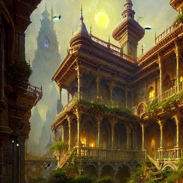 Realm of Bees and Honey: Elaborate Architecture