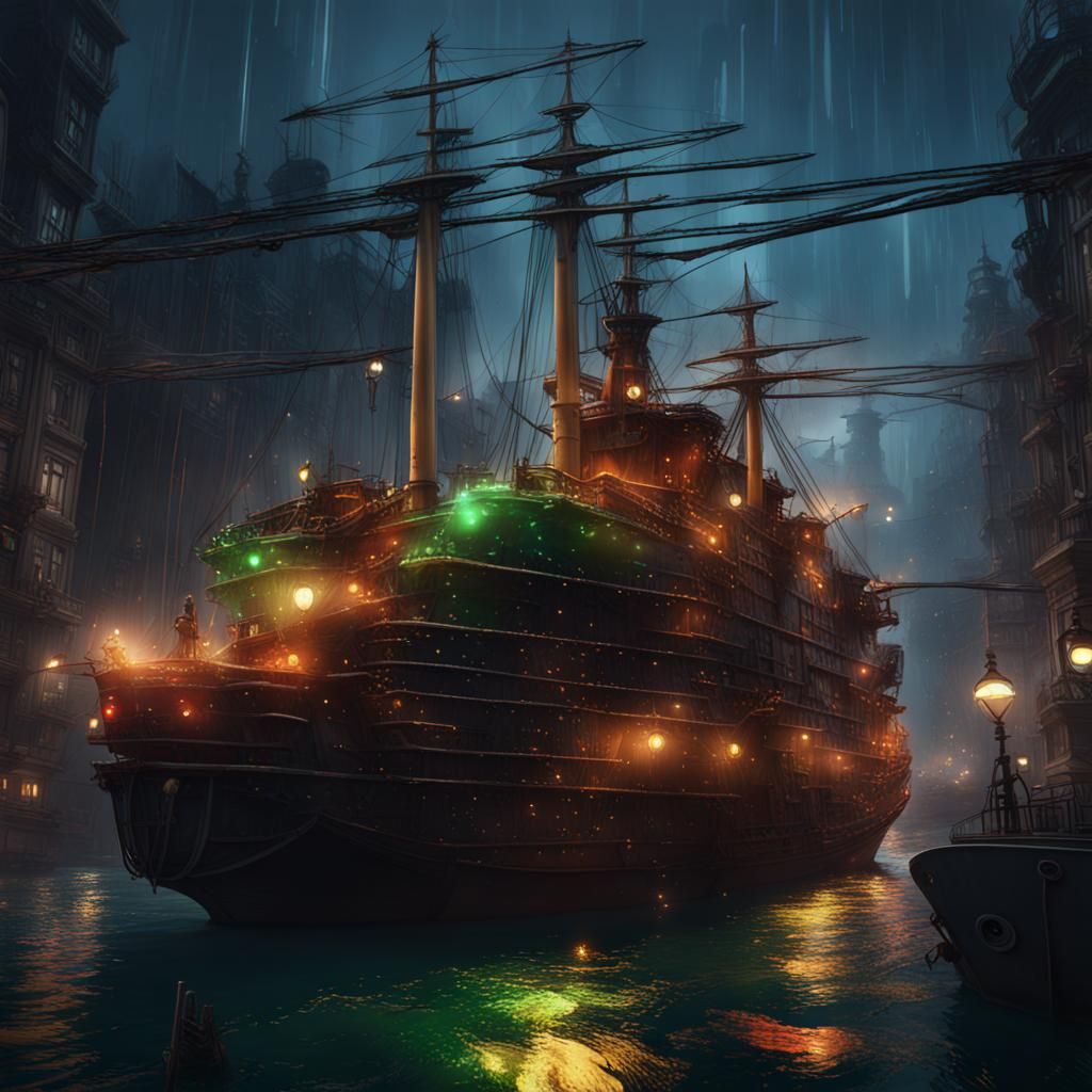 Fireflies Battle Ships in Traffic Light World