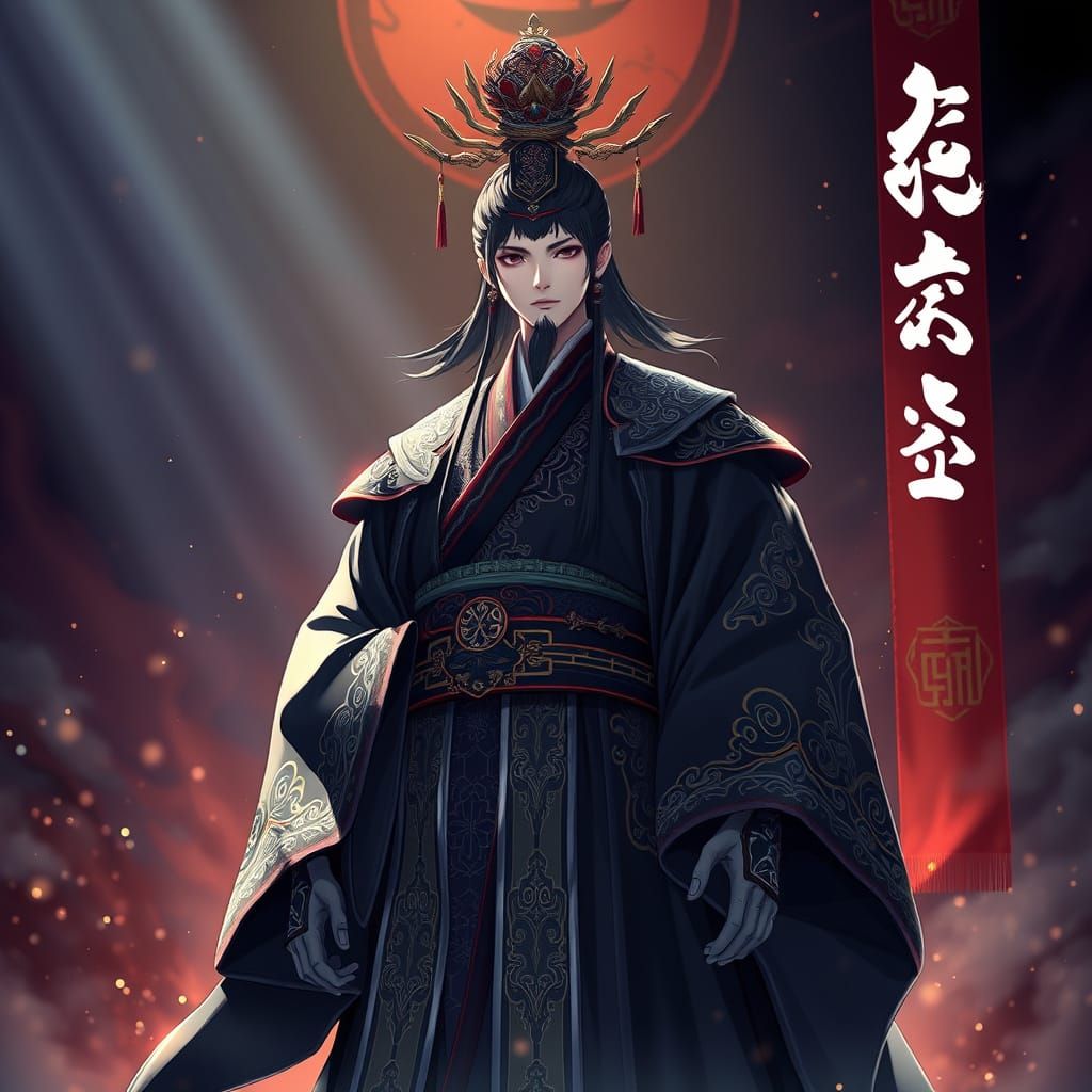 Majestic Jeoseung Saja in Detailed Anime Style