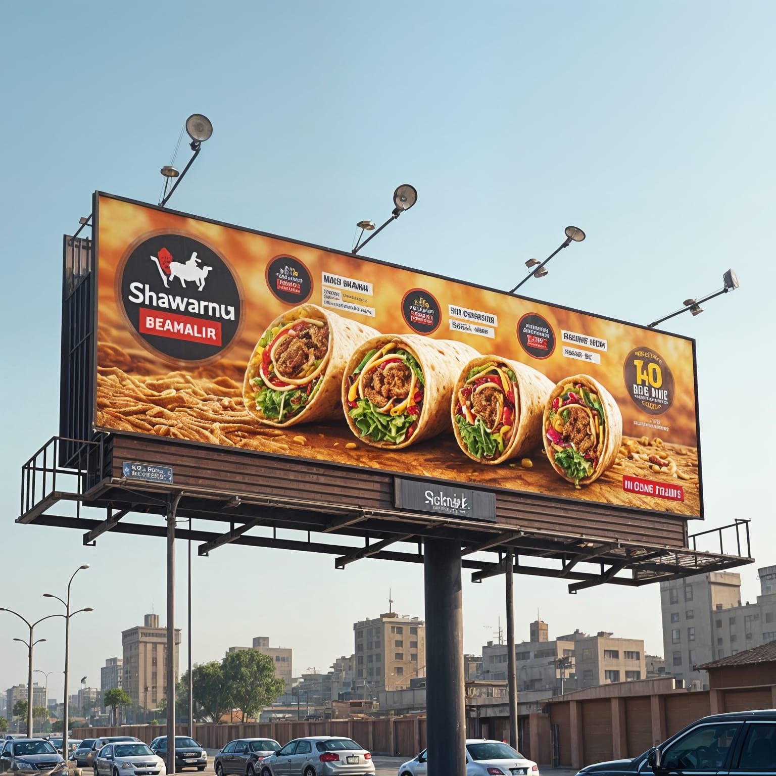 Shawarma Republik Billboard Design for Nigeria