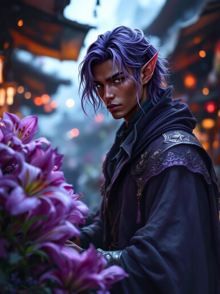 Elven Flower Seller