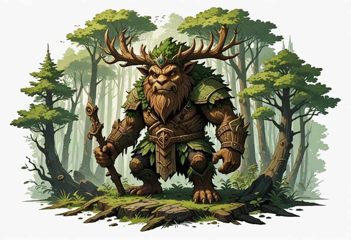 Legendary Forest Guardian: The Wood God