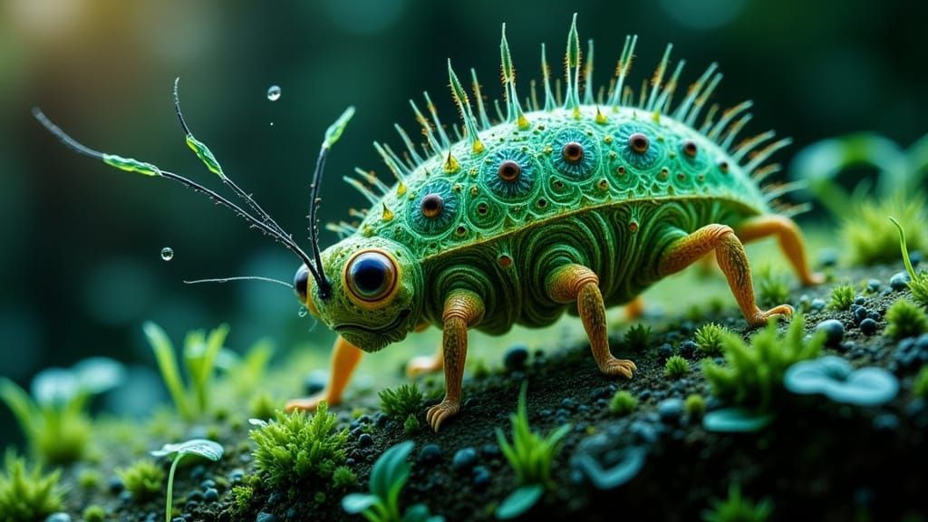 Harmonious Nature: Fractal Quantum Zentangle