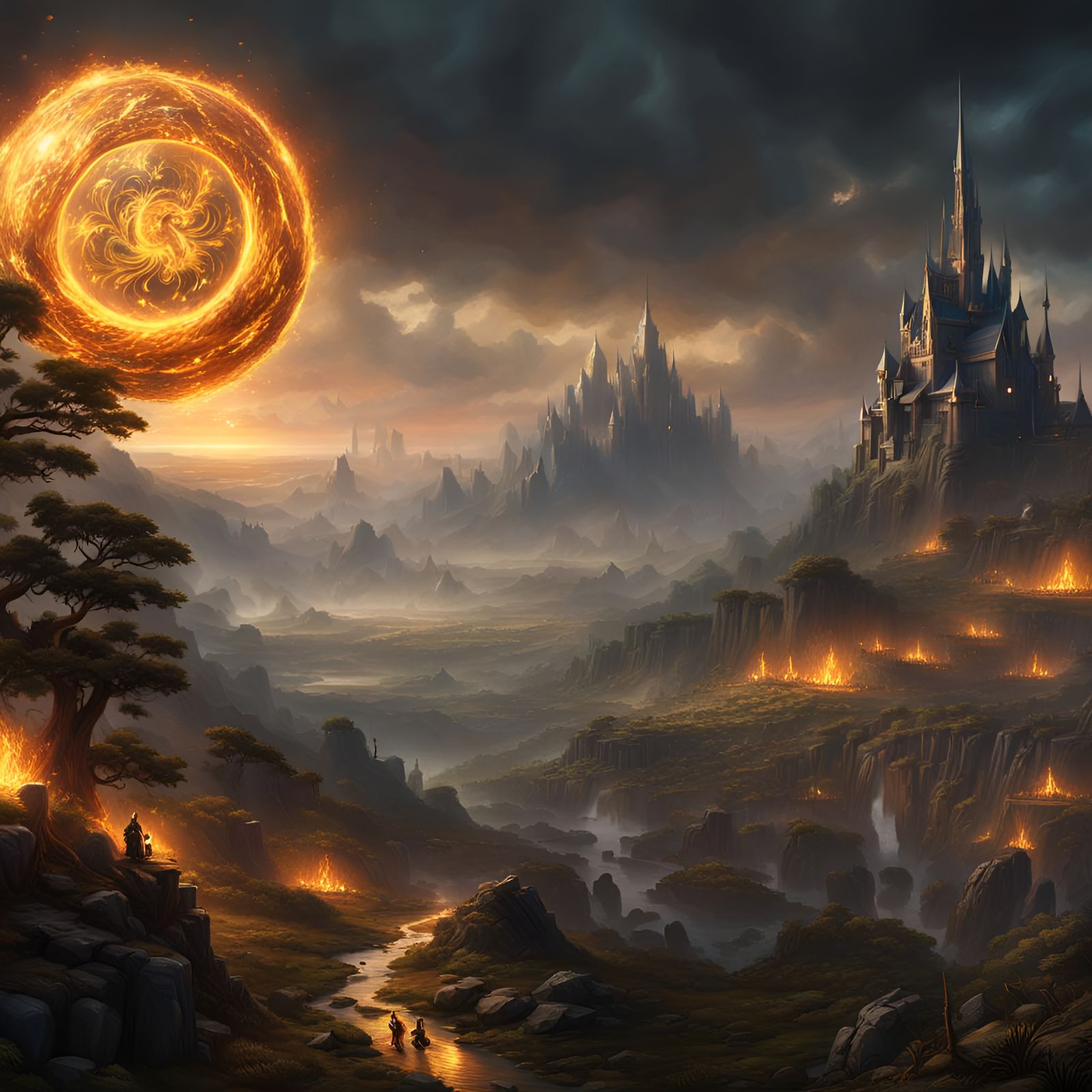 Epic Battle of Prince and Princess in Sci-Fi World