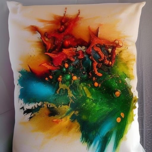 Green Bronze Chrome Robot Warriors in Surrealist Style