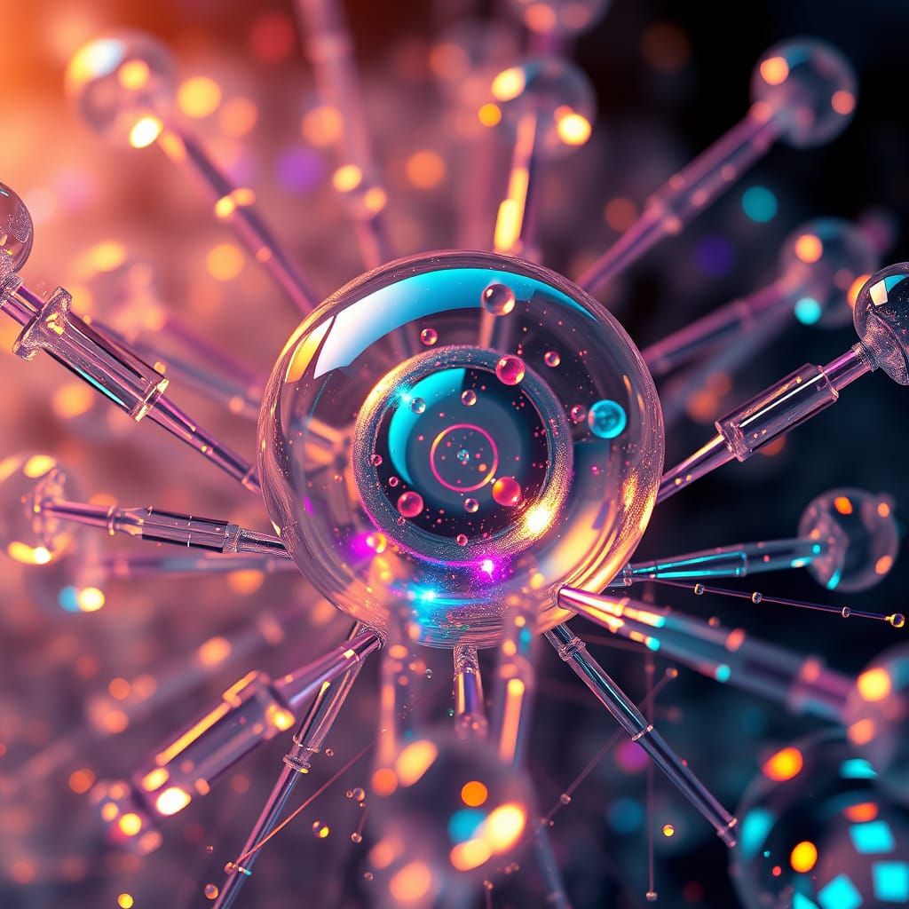Quantum Particles in Hyper-Detailed 3D Rendering