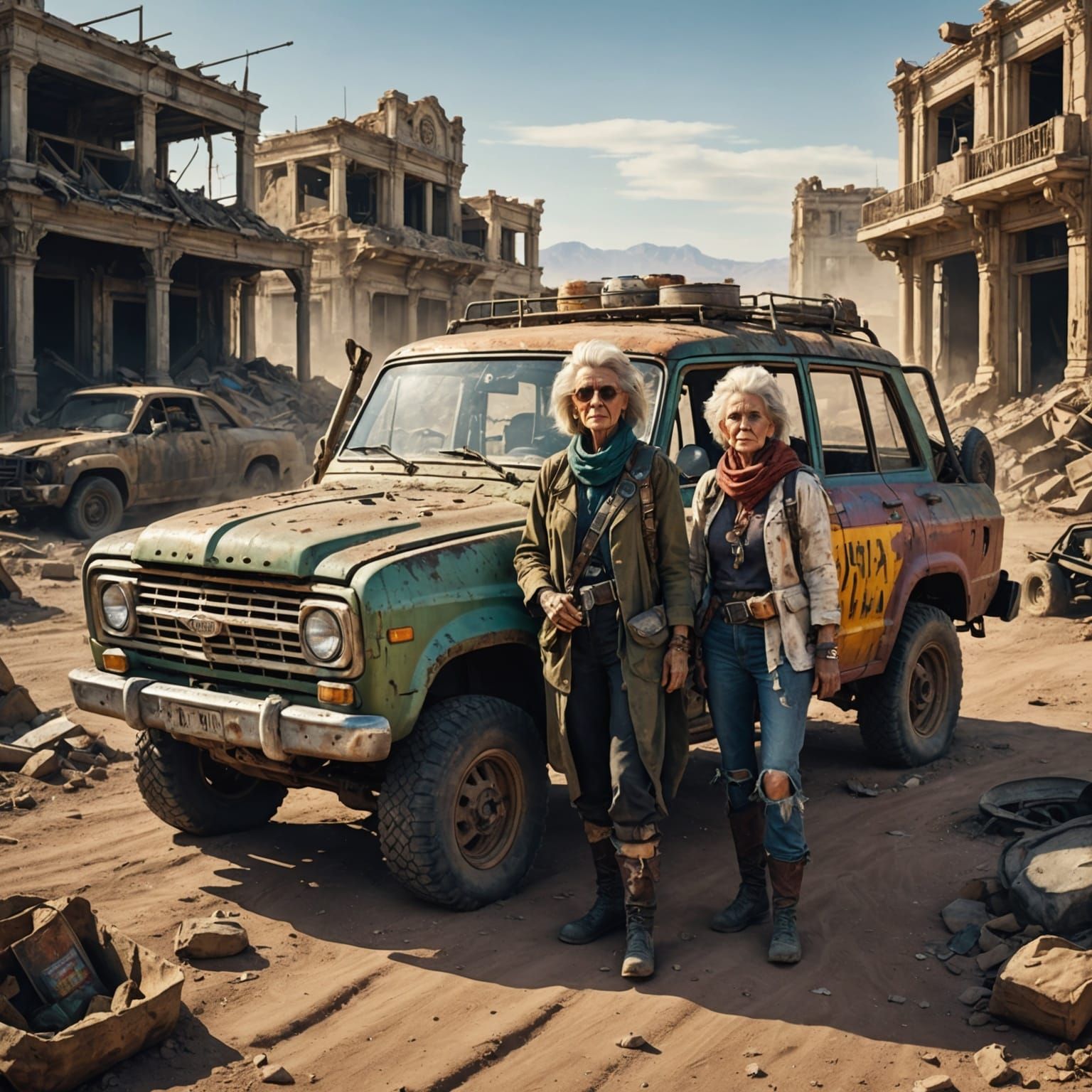 Nomad Ladies Navigate Ruins of Las Vegas