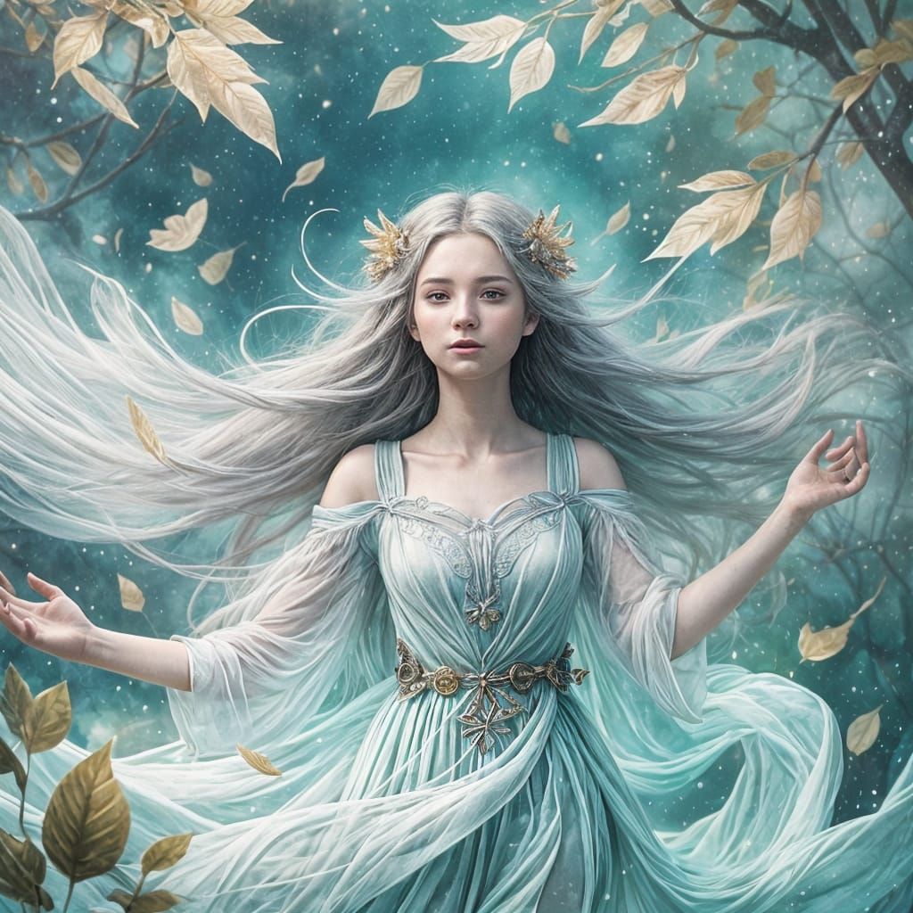 Aelira, Wind Daughter: Elemental Spirit of the Sky