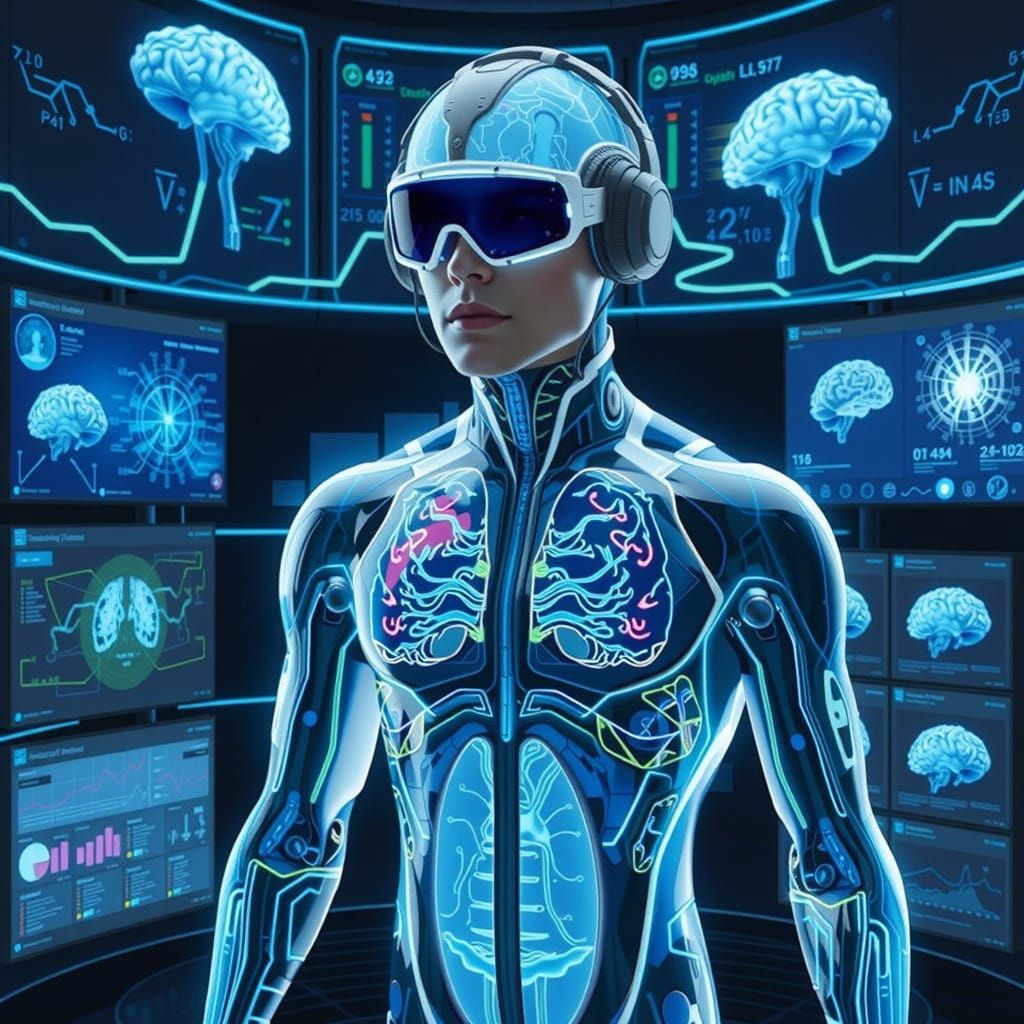 Visionary Scientist Merging Human and Machine