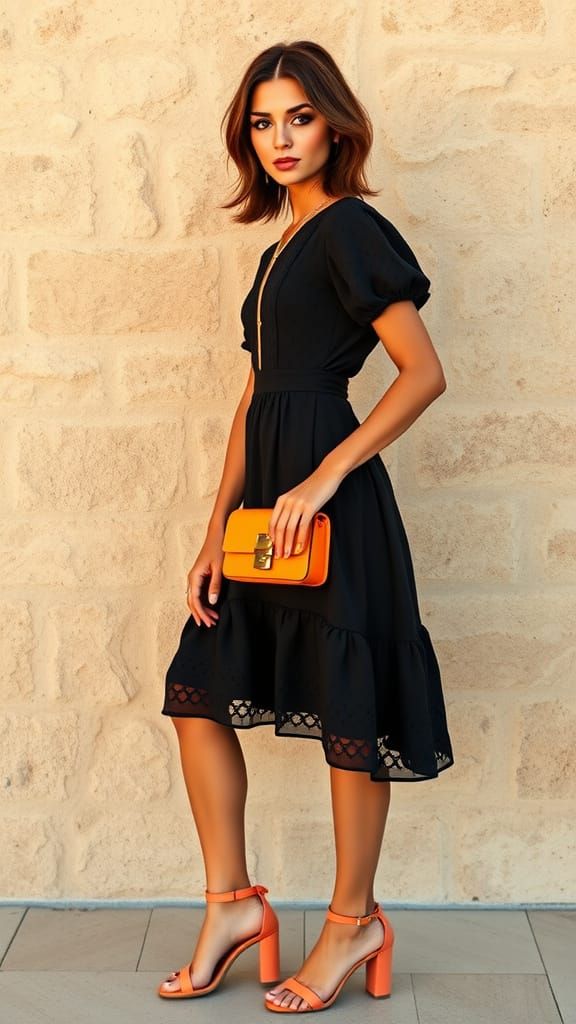 Elegant Summer Fashion in Golden Hour