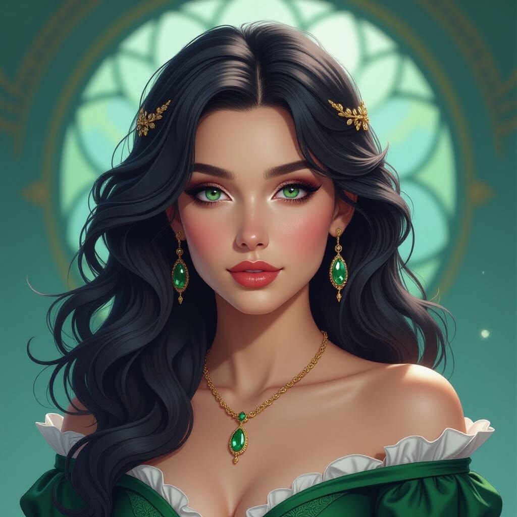 Atlantic Kingdom Beauty Portrait Concept Art
