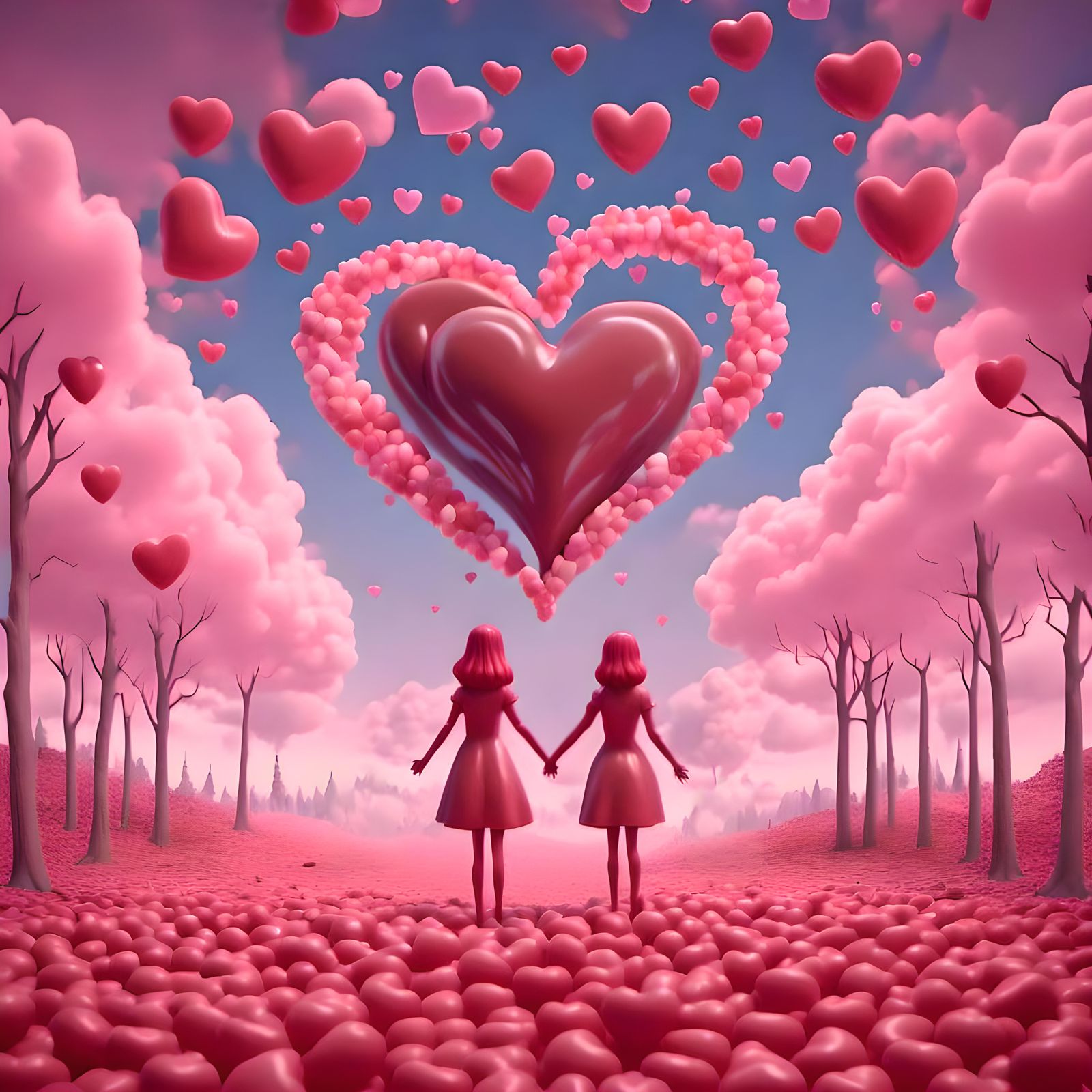 Candy People in Chocolate Wonderland