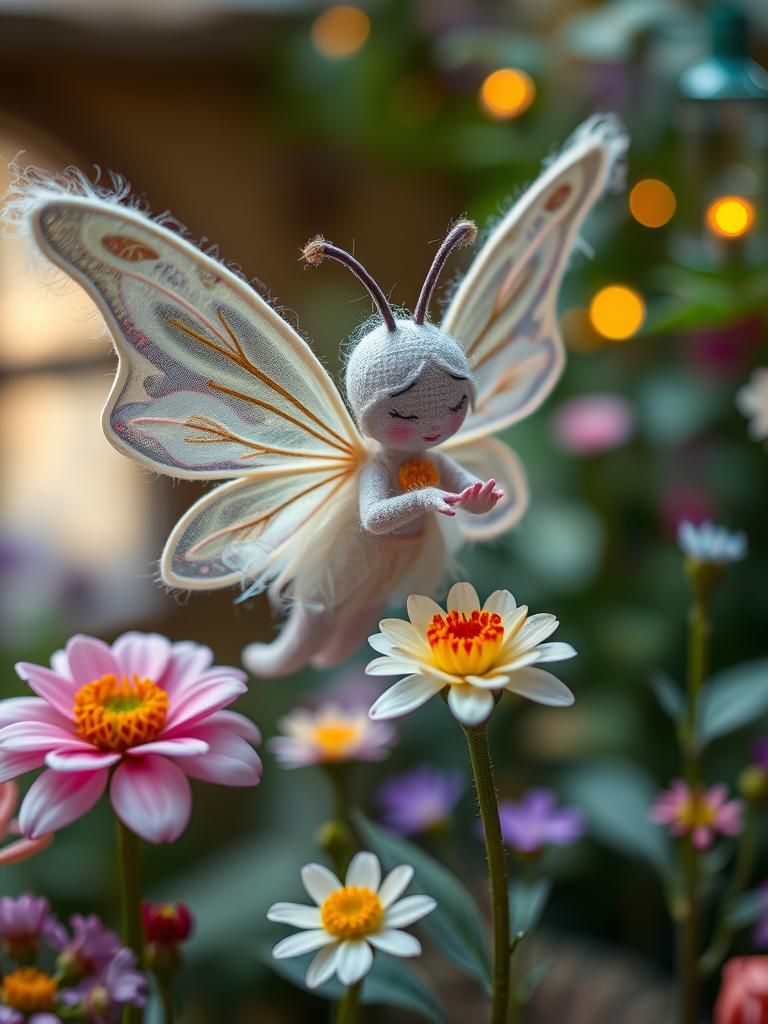 Miniature Fairy-Bagworm at a Fantasy Party