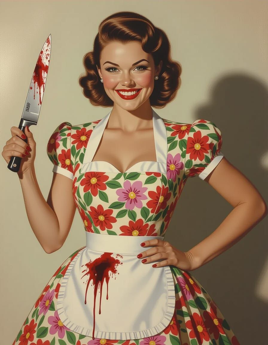 1950s Housewife's Sinister Secret