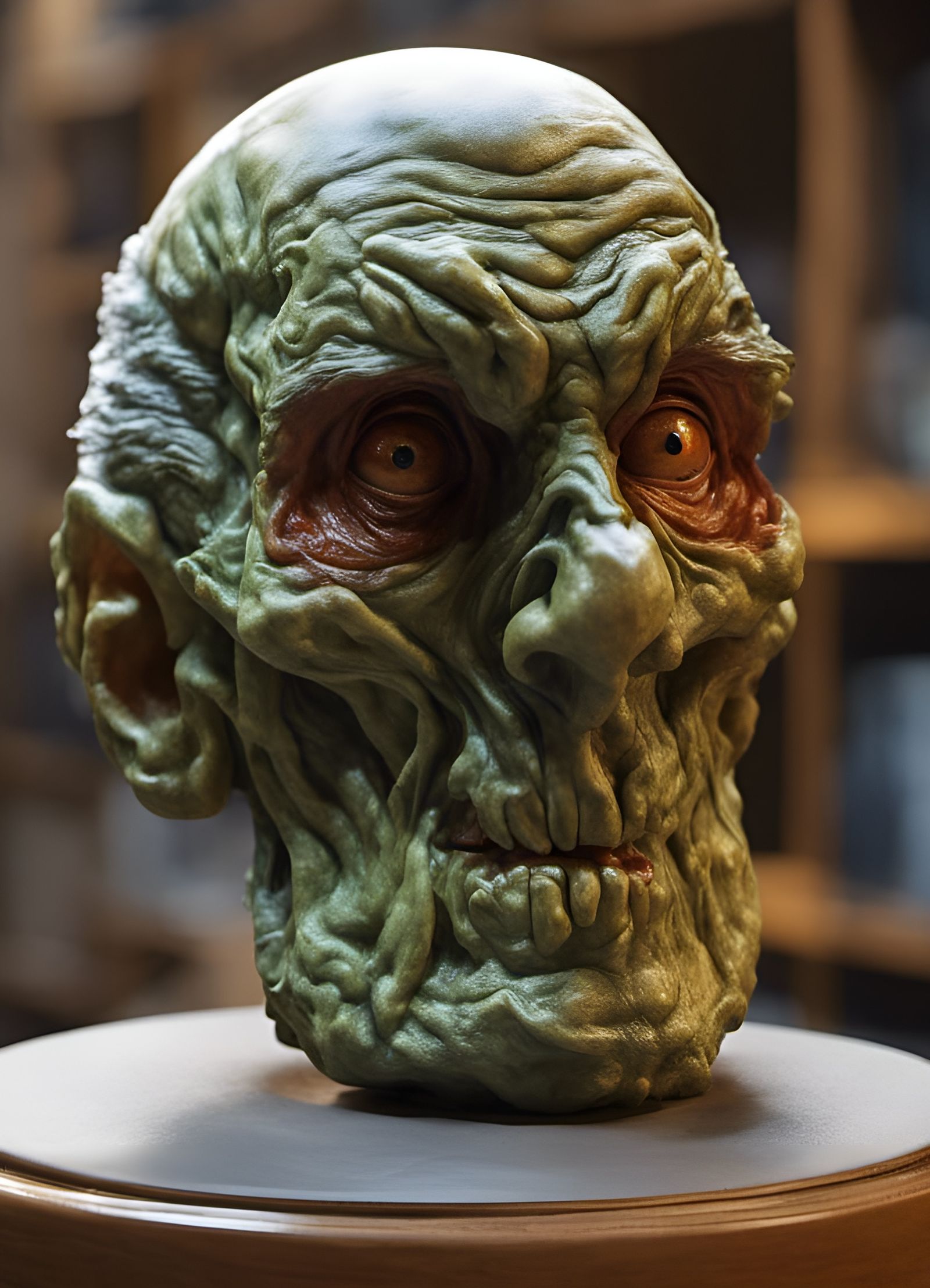 Surreal Toe Centered on Humanoid Face