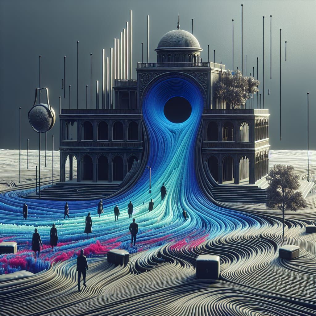 In Neon Grey I Hear a Hole I Speak a Mansion I Remember a De...