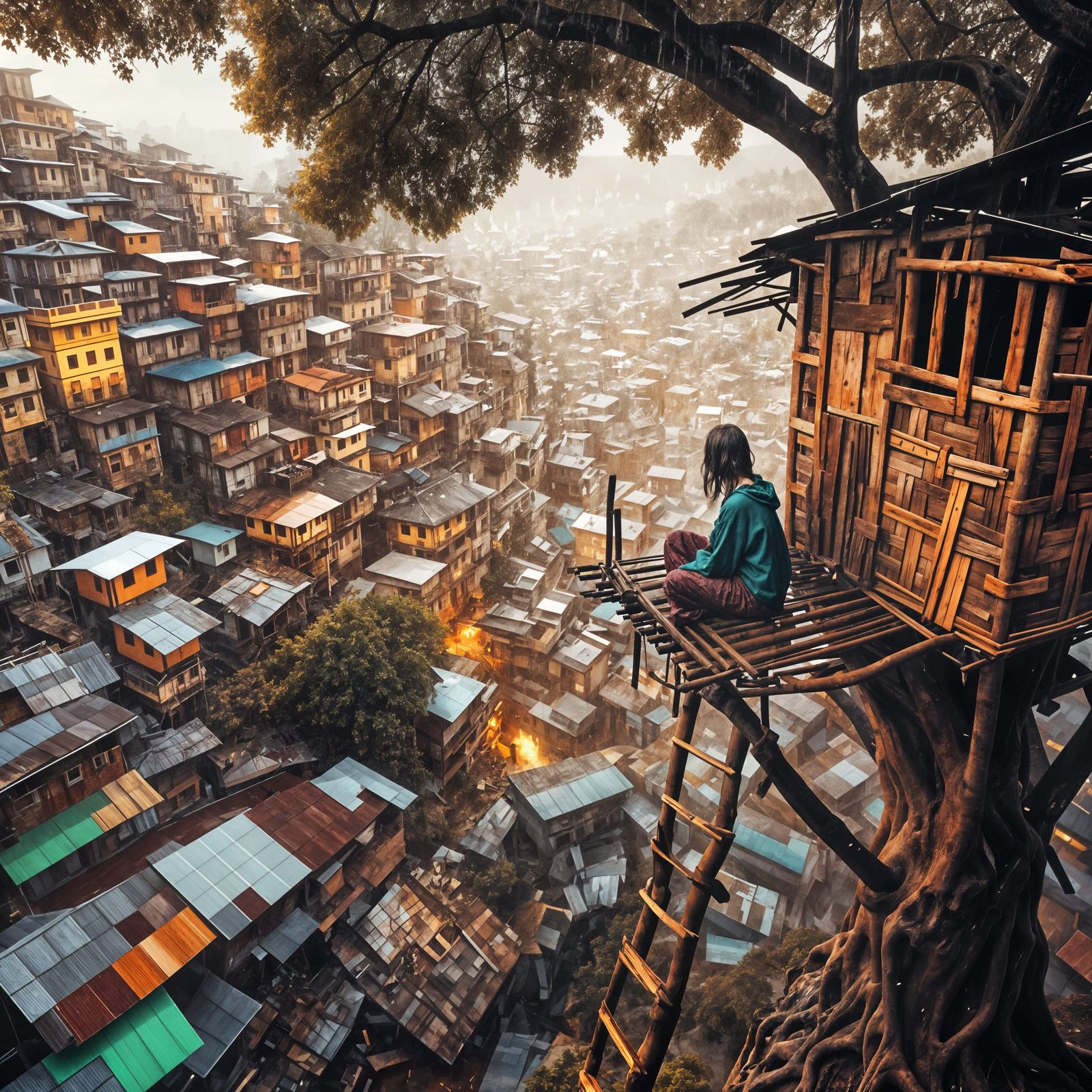 Weathered Wooden Sanctuary