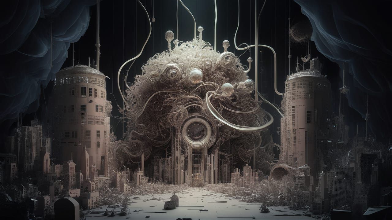 Mechanised Nanoluminescent Spinning Town of Magic Mayhem