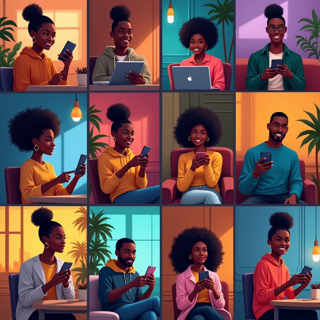 Black Creators Connect on TikTok Live: A Digital Portrait