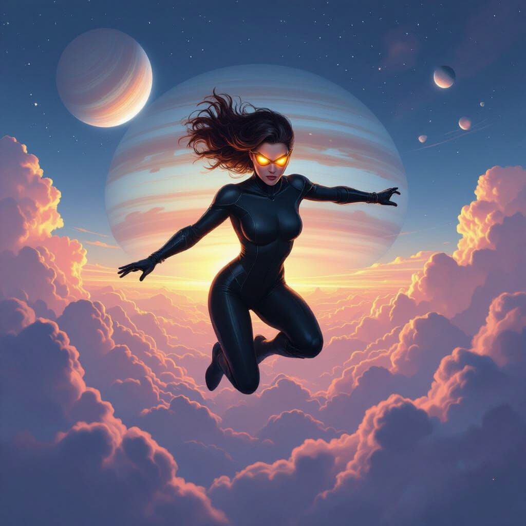 Jupiter Superhero Petrifying Gaze
