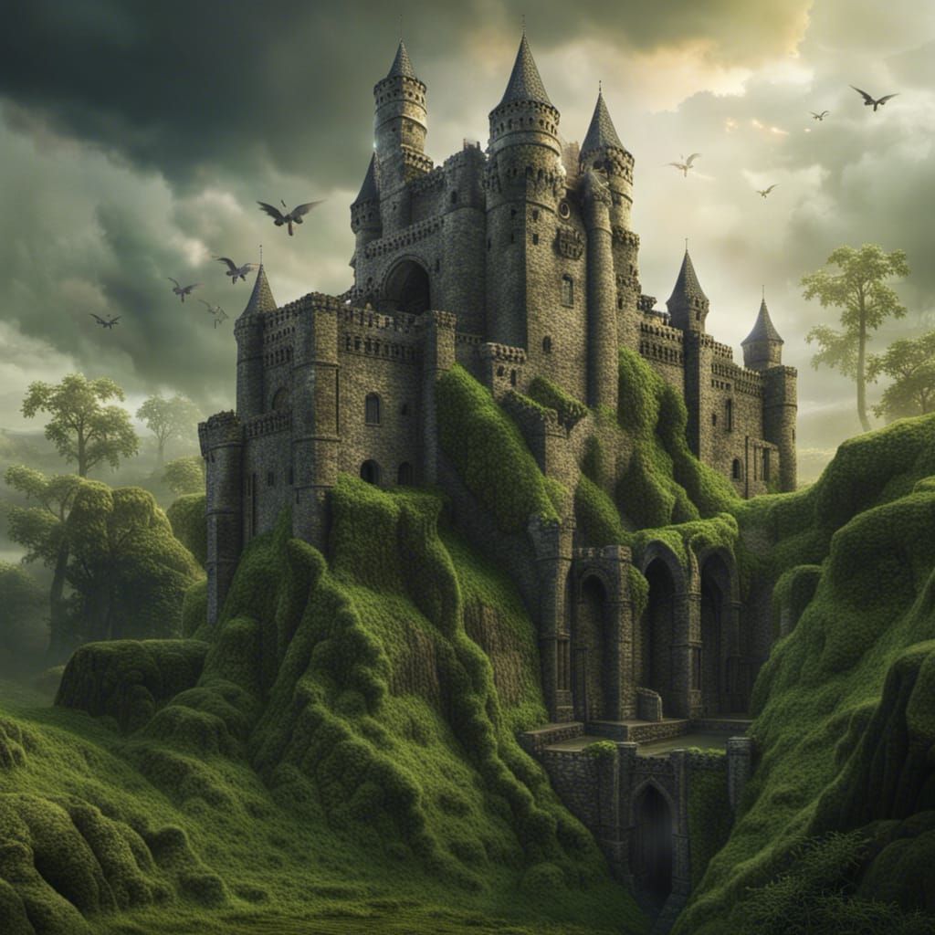 Epic Cinematic Castle Grayskull Digital Painting