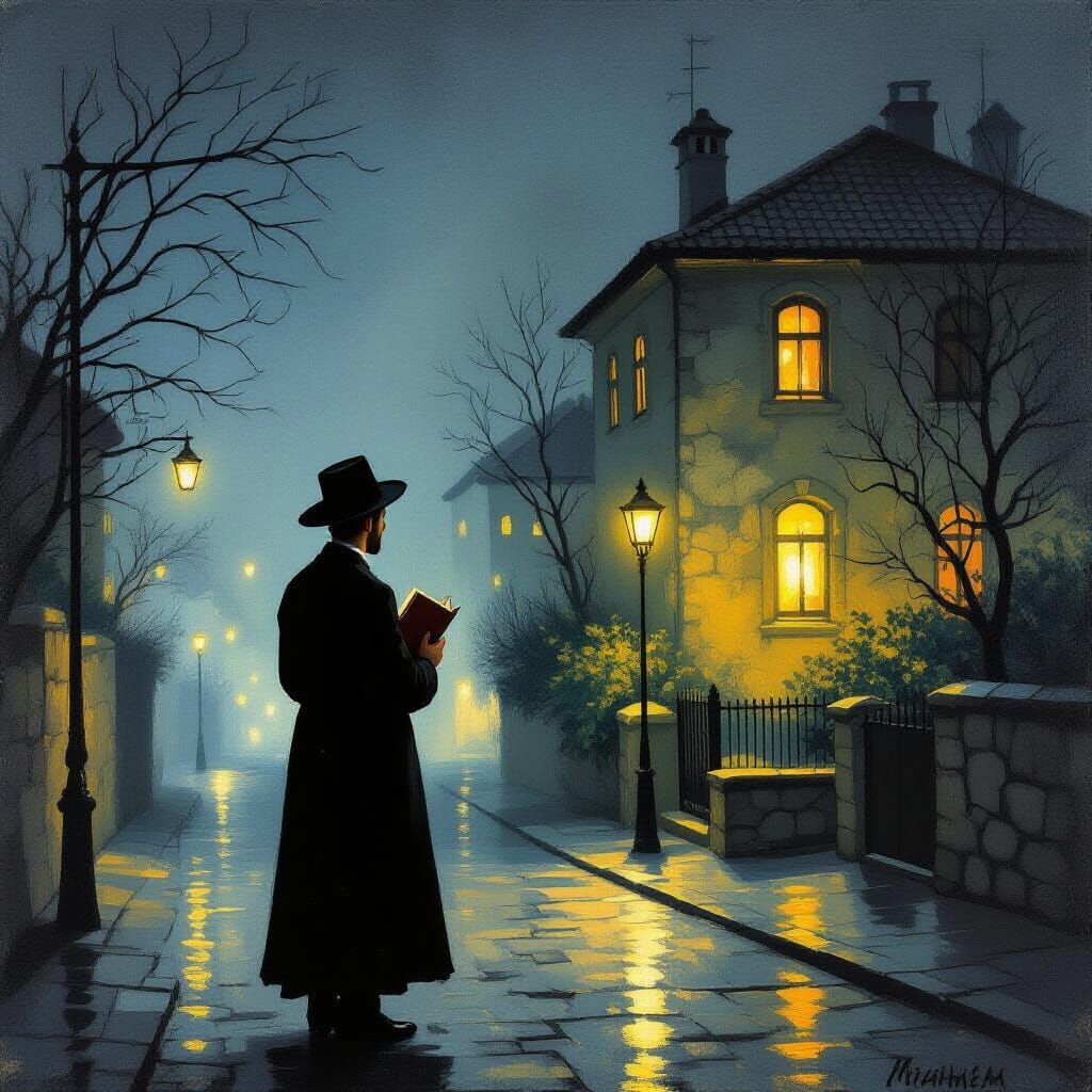 Yearning on a Jerusalem Street: Evocative Spiritual Art