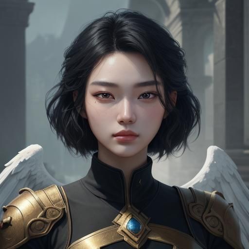 Classical Oil Painting of a Beautiful Young Woman